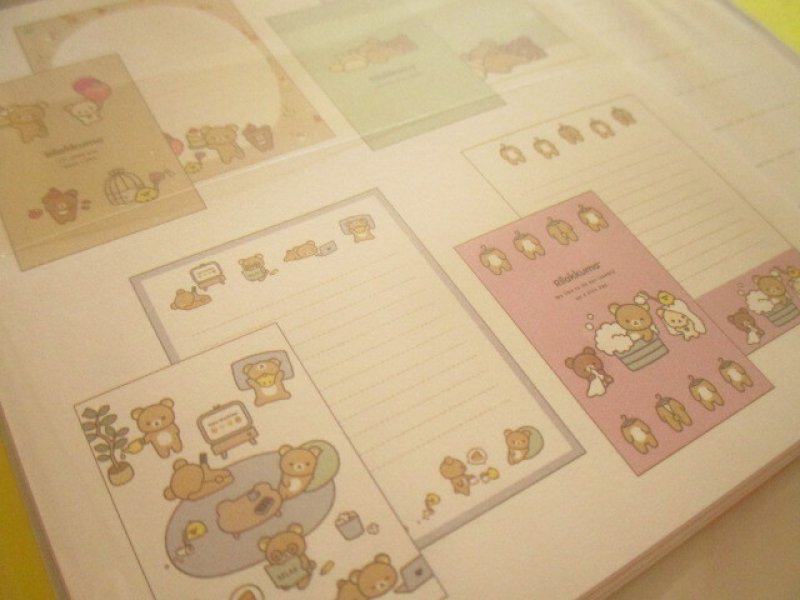 Photo3: Kawaii Cute Regular Letter Set Basic Rilakkuma San-x *Favorite Things (LH81601)