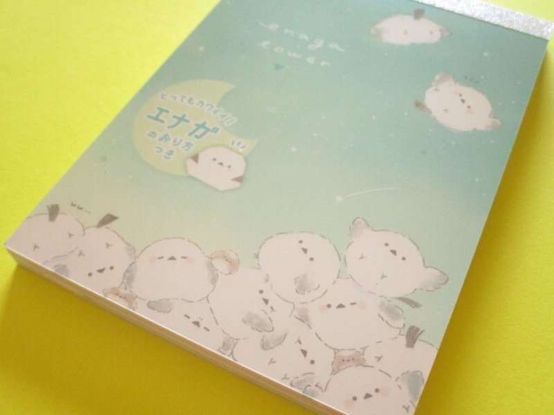 Photo1: Kawaii Cute V Large Memo Pad Q-LiA *Enaga Tower (90066) (1)
