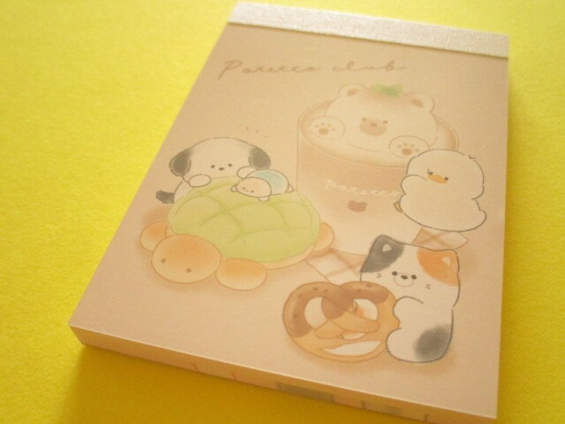 Photo1: Kawaii Cute Mini Memo Pad Potetto Club Crux *Cafe (125929) (1)