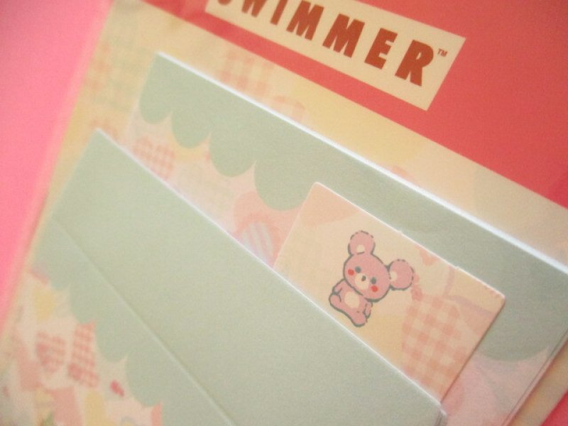 Photo1: Kawaii Cute Mini Letter Set *SWIMMER (SE-SW10273)