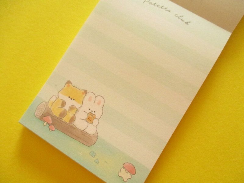 Photo1: Kawaii Cute Mini Memo Pad Potetto Club Crux *Picnic (125930)