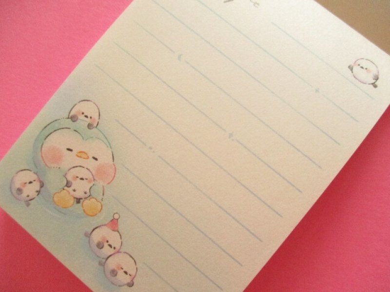 Photo1: Kawaii Cute Mini Memo Pad Good Night Moffy Kamio Japan *Water Surface (222533)