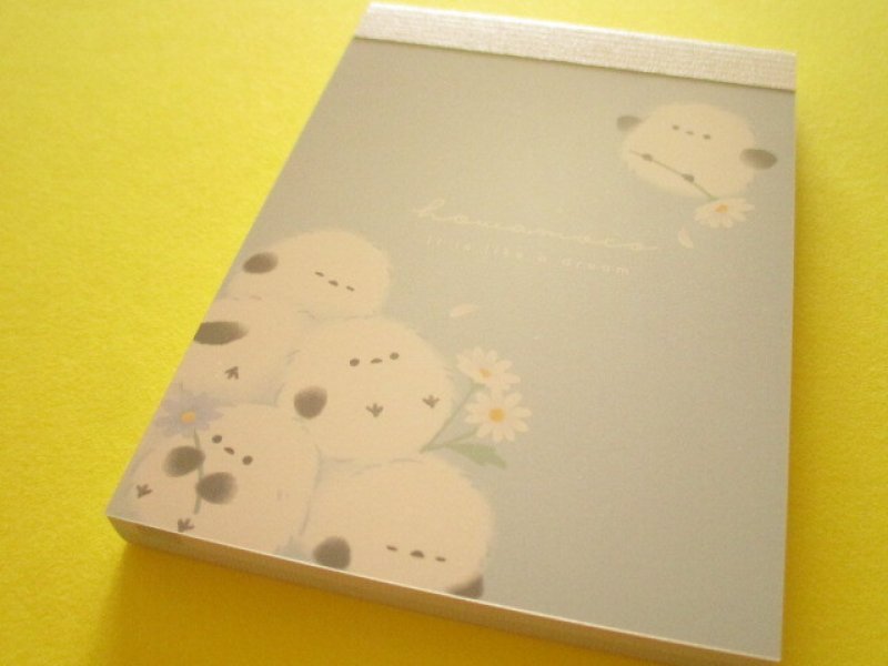 Photo1: Kawaii Cute Mini Memo Pad Cute Little Bird Crux *ほわもこ (124796) (1)