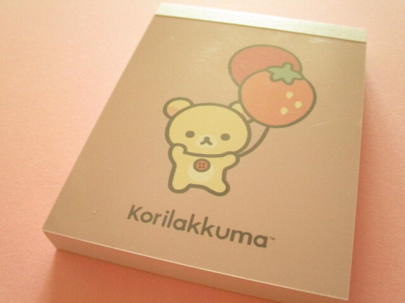 Photo1: Kawaii Cute Mini Memo Pad Basic Rilakkuma San-x *Favorite Things (MH22301-2) (1)