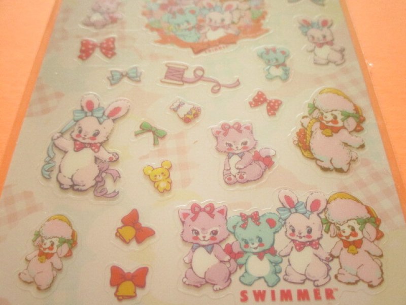 Photo2: Kawaii Cute Point Stickers Sheet *SWIMMER (SE-SW10271)
