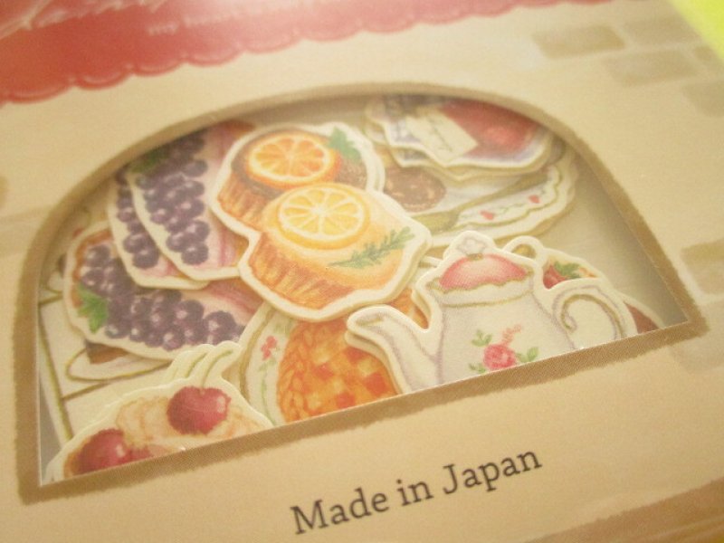 Photo1: Kawaii Cute Dainty Sticker Flakes Sack Gaia *Fruit (467857)