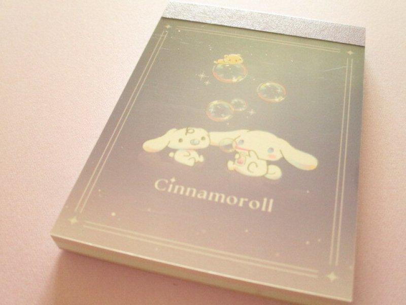 Photo1: Kawaii Cute Mini Memo Pad Cinnamoroll Sanrio *Soap Bubble (123264) (1)