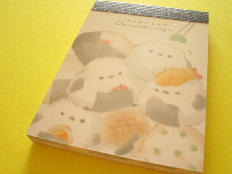 Photo1: Kawaii Cute Mini Memo Pad Cute Little Bird Crux *おむすびえなが (124797) (1)