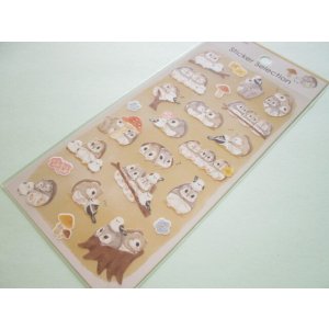 Photo: Kawaii Cute Stickers Sheet Gaia *Japanese dwarf flying squirrel (466746-1)