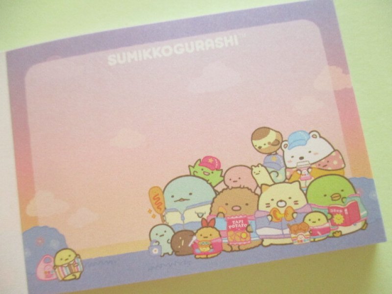 Photo1: Kawaii Cute Mini Memo Pad Sumikkogurashi San-x *Happy Tapioca Convenience Store (MH24001-2)