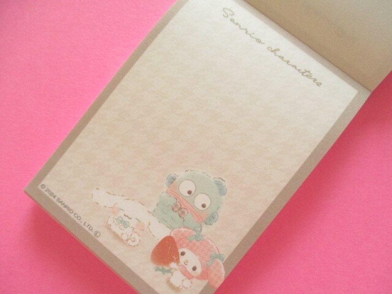 Photo1: Kawaii Cute Mini Memo Pad Sanrio Characters Crux *ふわふわラテ (126174)