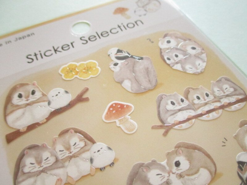 Photo3: Kawaii Cute Stickers Sheet Gaia *Japanese dwarf flying squirrel (466746-1)