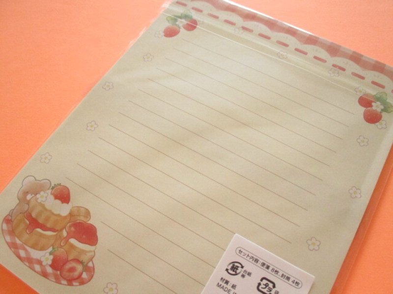 Photo3: Kawaii Cute Letter Set Kyowa *ichigomamire (42-195 Bear)
