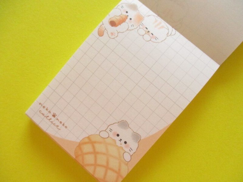 Photo1: Kawaii Cute Mini Memo Pad Crux *neko neko collect (125993)