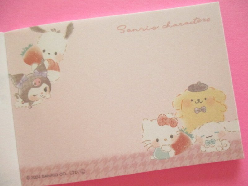 Photo2: Kawaii Cute Mini Memo Pad Sanrio Characters Crux *ふわふわラテ (126174)