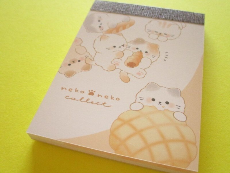 Photo1: Kawaii Cute Mini Memo Pad Crux *neko neko collect (125993) (1)