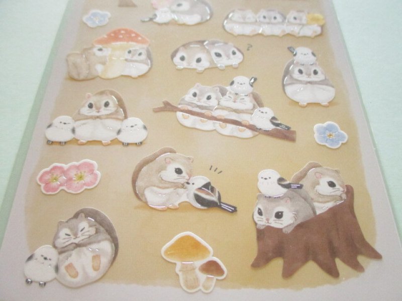 Photo2: Kawaii Cute Stickers Sheet Gaia *Japanese dwarf flying squirrel (466746-1)