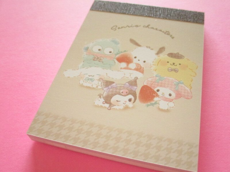 Photo1: Kawaii Cute Mini Memo Pad Sanrio Characters Crux *ふわふわラテ (126174） (1)