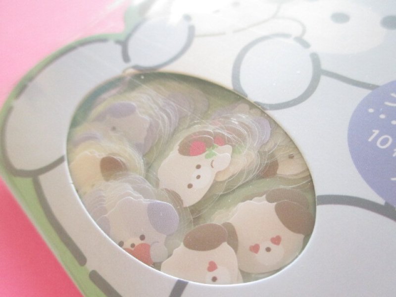 Photo1: Kawaii Cute Sticker Flakes Sack Daily Animal  Amifa *Dog (141160-1)