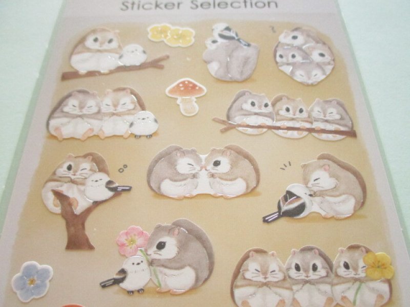 Photo1: Kawaii Cute Stickers Sheet Gaia *Japanese dwarf flying squirrel (466746-1)
