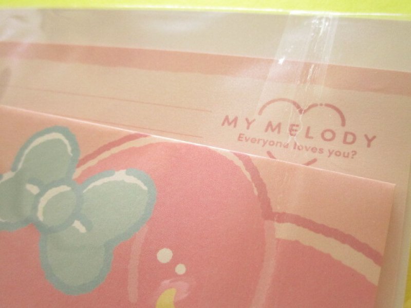 Photo1: Kawaii Cute むにゃっと Item Collection Letter Set Sanrio*My Melody (126581)