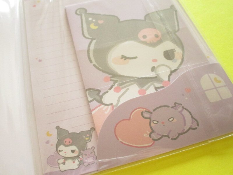 Photo2: Kawaii Cute むにゃっと Item Collection Letter Set Sanrio*Kuromi (126580)