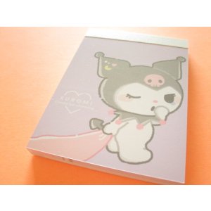Photo: Kawaii Cute むにゃっと Item Collection Mini Memo Pad Sanrio *Kuromi (126550)