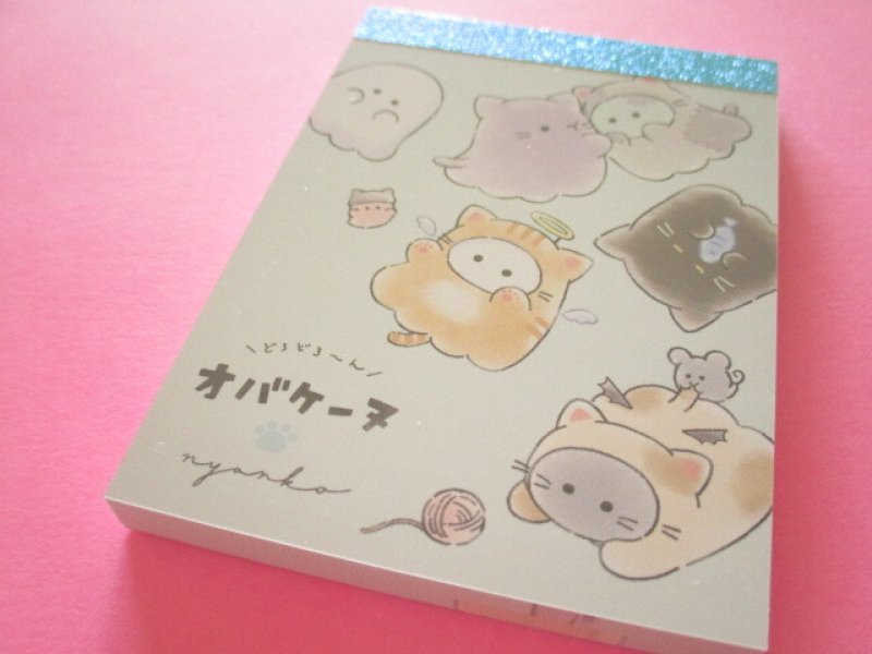 Photo1: Kawaii Cute Mini Memo Pad Obakenu Crux *なりきり (125694) (1)