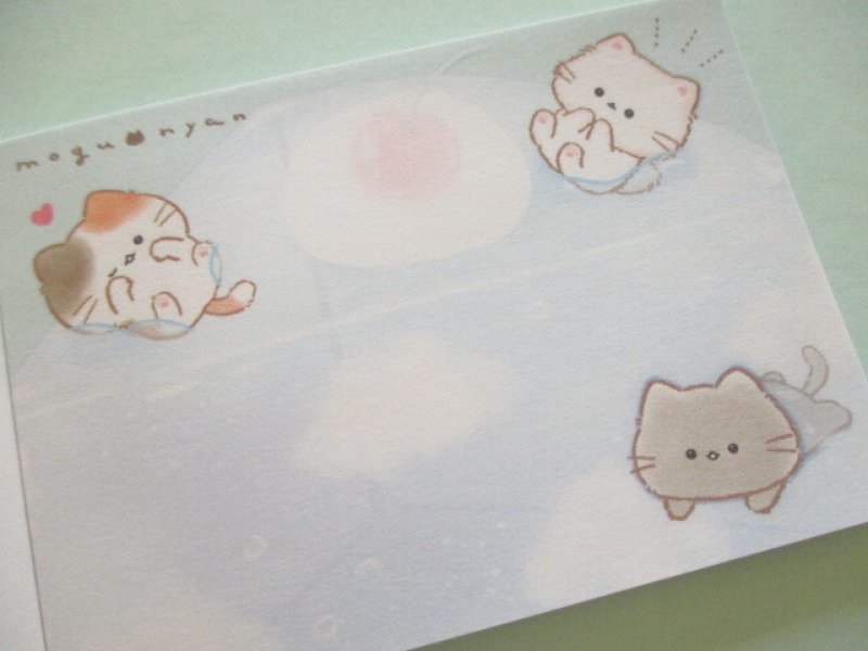 Photo2: Kawaii Cute Mini Memo Pad Mogu♡nyan Kamio Japan *空ゼリー (223513)