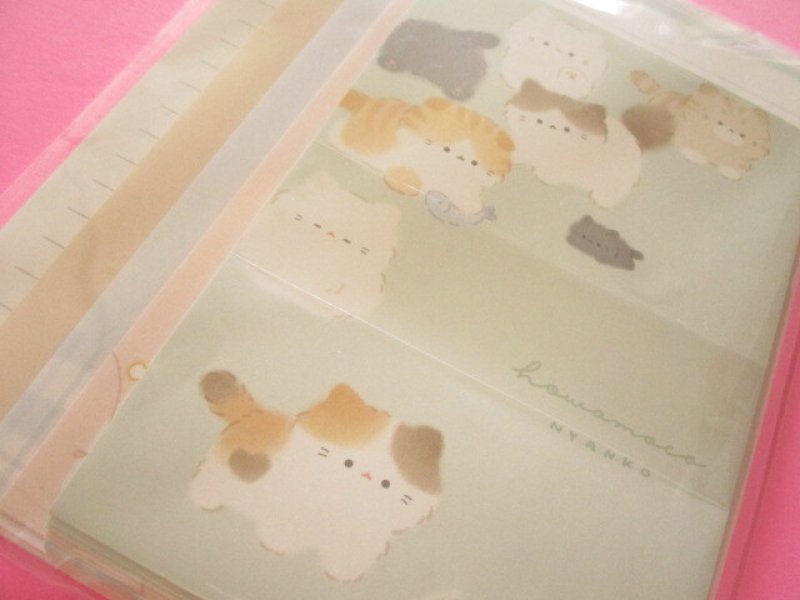 Photo2: Kawaii Cute My Select Letter Set Crux *howamoco nyanko (127038)