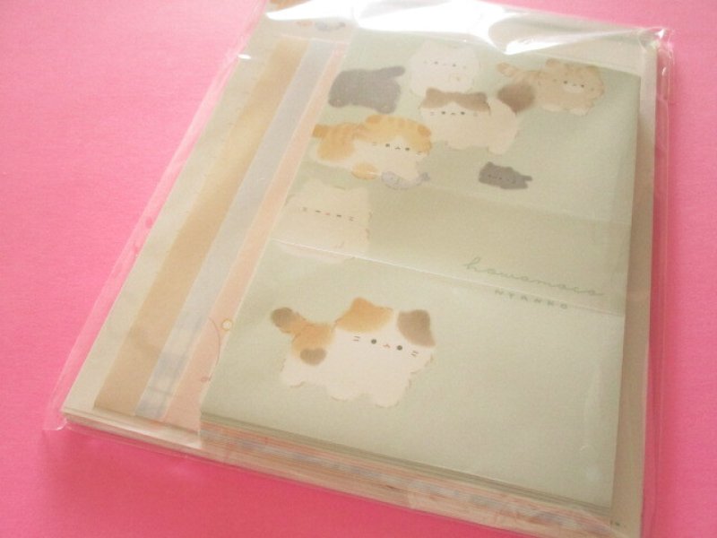 Photo1: Kawaii Cute My Select Letter Set Crux *howamoco nyanko (127038) (1)