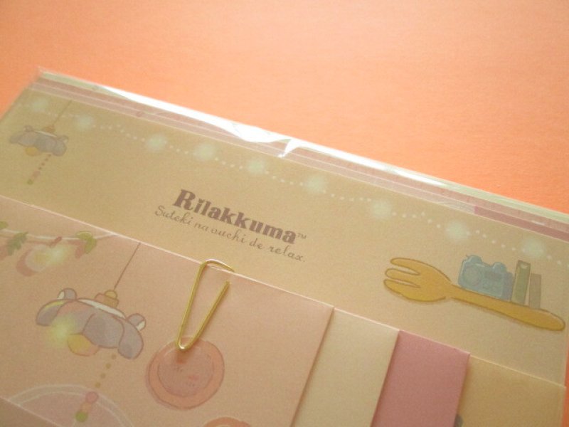 Photo1: Kawaii Cute Regular Letter Set Rilakkuma San-x *すてきなお家 (LH82301)