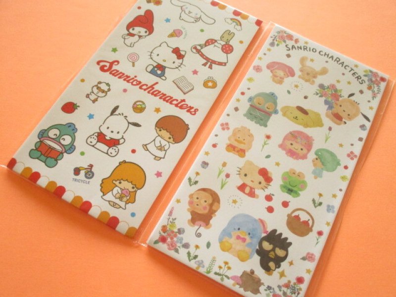 Photo1: 2 packs Kawaii Cute Envelopes Pochibukuro Sanrio Characters Set (018922) (1)