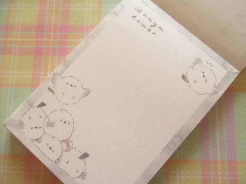 Photo1: Kawaii Cute Petit Memo Pad Q-LiA *enaga tower (94375)