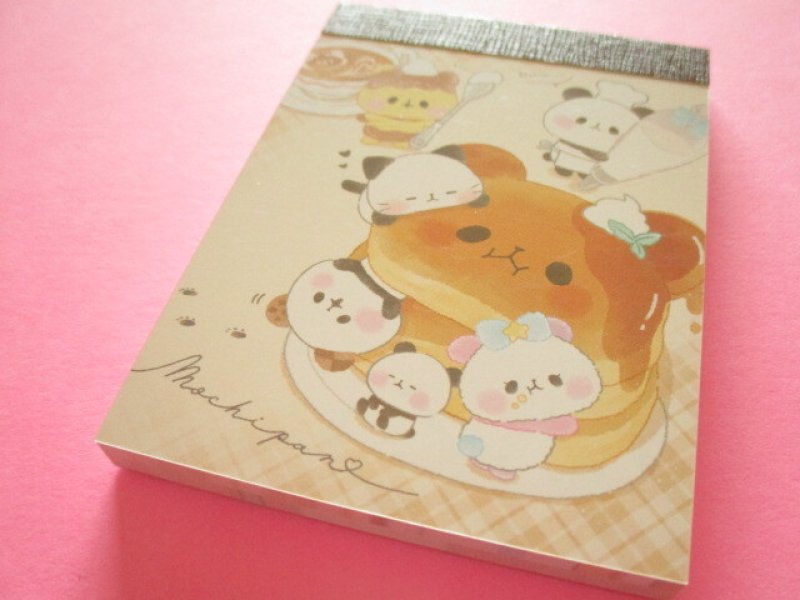 Photo1: Kawaii Cute Mini Memo Pad Mochi Mochi Panda Kamio Japan *Mochi Mochi Tea Time (223884) (1)