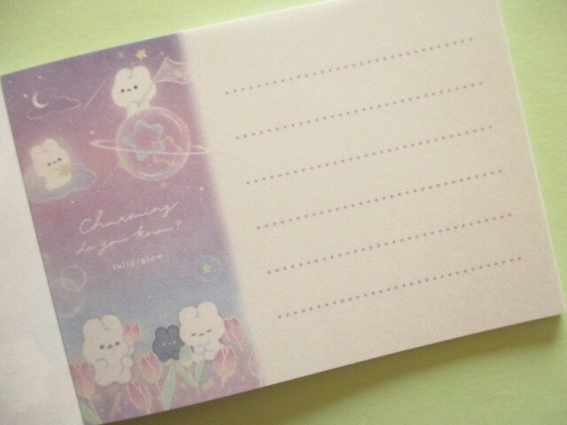 Photo2: Kawaii Cute Petit Memo Pad Q-LiA *tulip/ glow (90117)