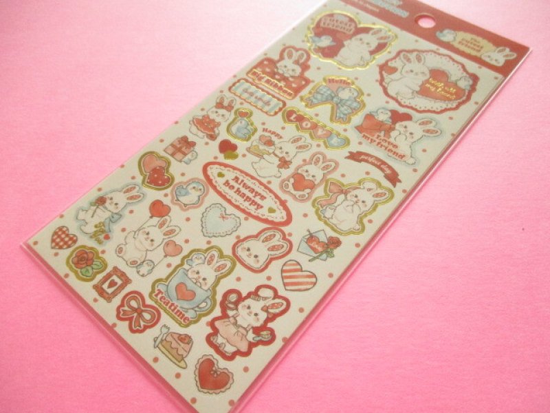 Photo1: Kawaii Cute I ♡Fancy Collection Stickers Sheet Gaia *Cutest Friend (468018) (1)