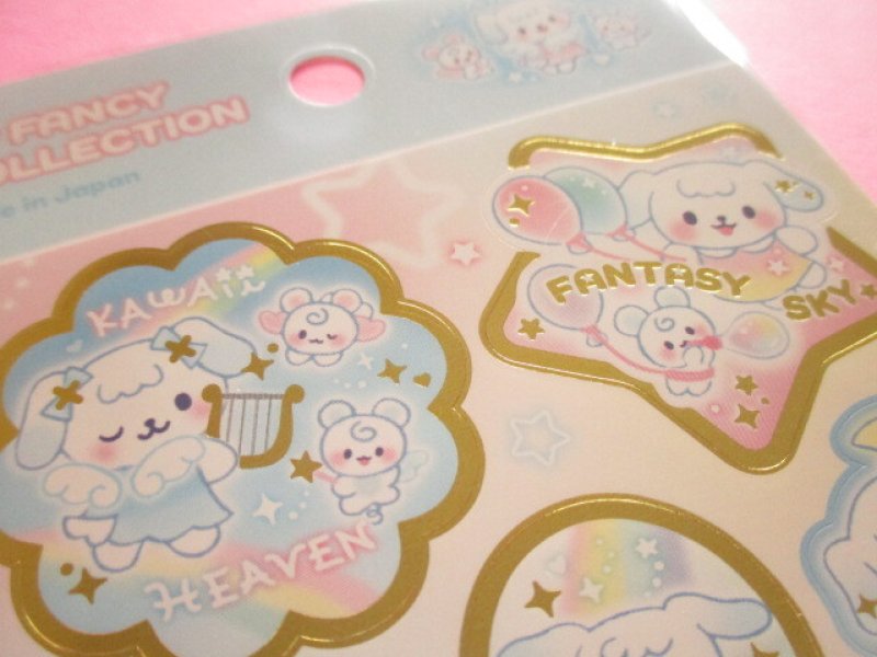 Photo3: Kawaii Cute I ♡Fancy Collection Stickers Sheet Gaia *天使わん (468016)