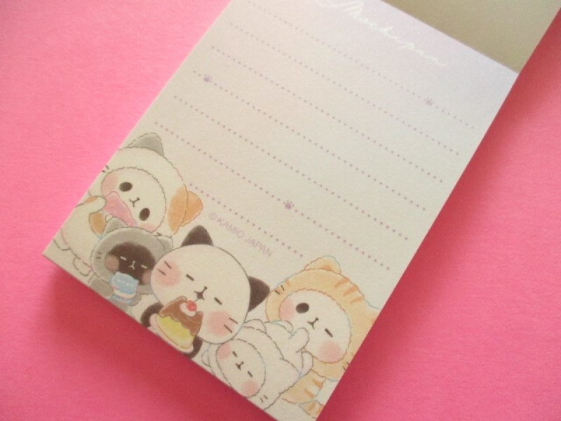 Photo1: Kawaii Cute Mini Memo Pad Mochi Mochi Panda Kamio Japan *Neko Neko Sweets Party (223883)