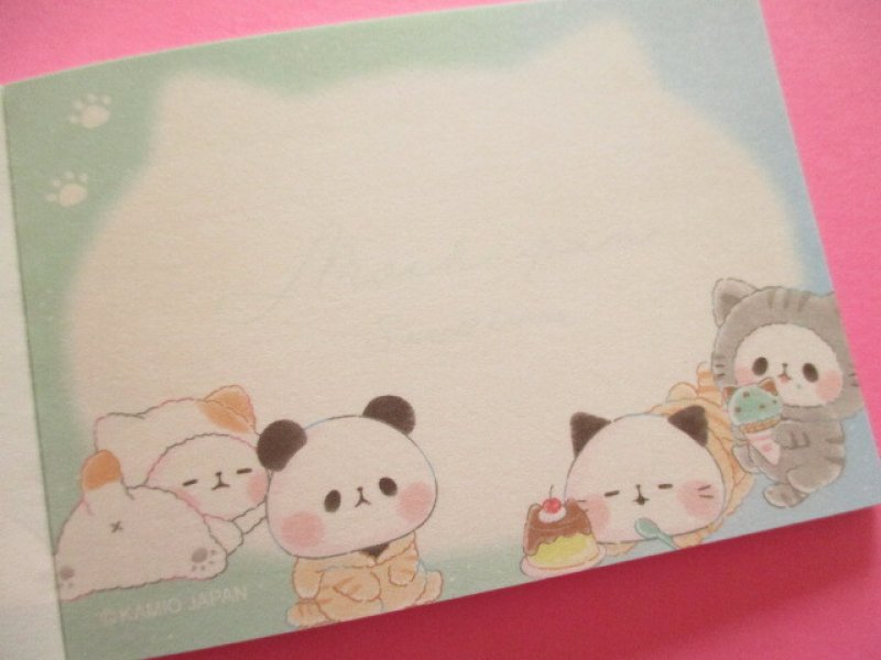 Photo2: Kawaii Cute Mini Memo Pad Mochi Mochi Panda Kamio Japan *Neko Neko Sweets Party (223883)