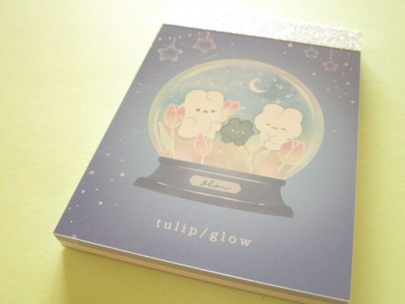 Photo1: Kawaii Cute Petit Memo Pad Q-LiA *tulip/ glow (90117) (1)
