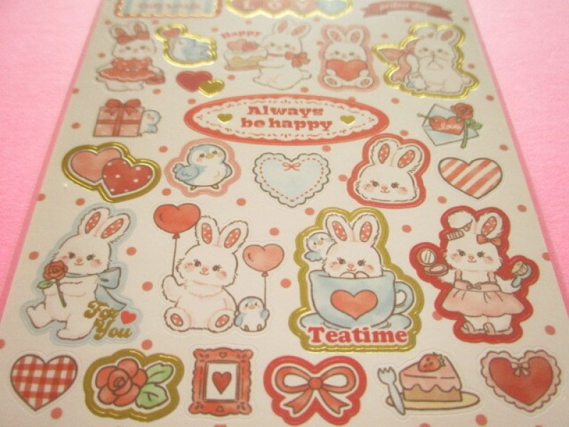 Photo2: Kawaii Cute I ♡Fancy Collection Stickers Sheet Gaia *Cutest Friend (468018)