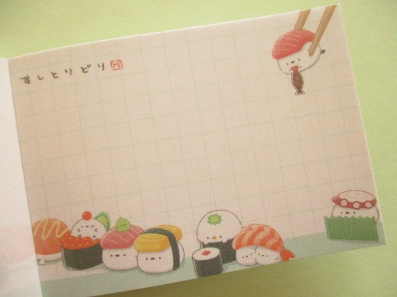 Photo2: Kawaii Cute Petit Memo Pad Q-LiA *すしとりどり (90116)