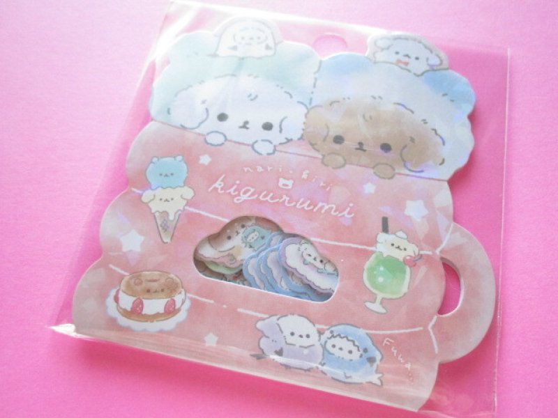 Photo1: Kawaii Cute Sticker Flakes Sack Q-LiA *Narikiri Kigurumi (91113) (1)