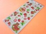 Photo: Kawaii Cute Stickers Sheet Gaia *Strawberry Life (466765)