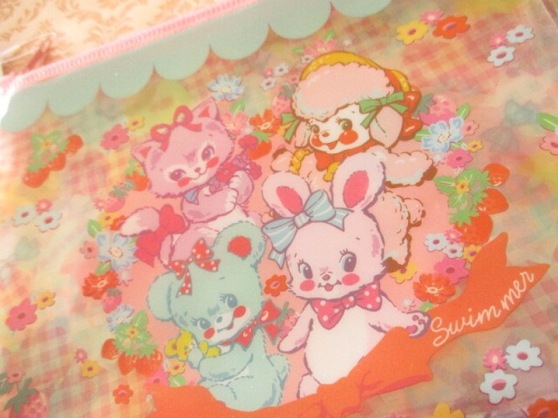 Photo3: Kawaii Cute Clear Pouch *SWIMMER (SE-SW10258)