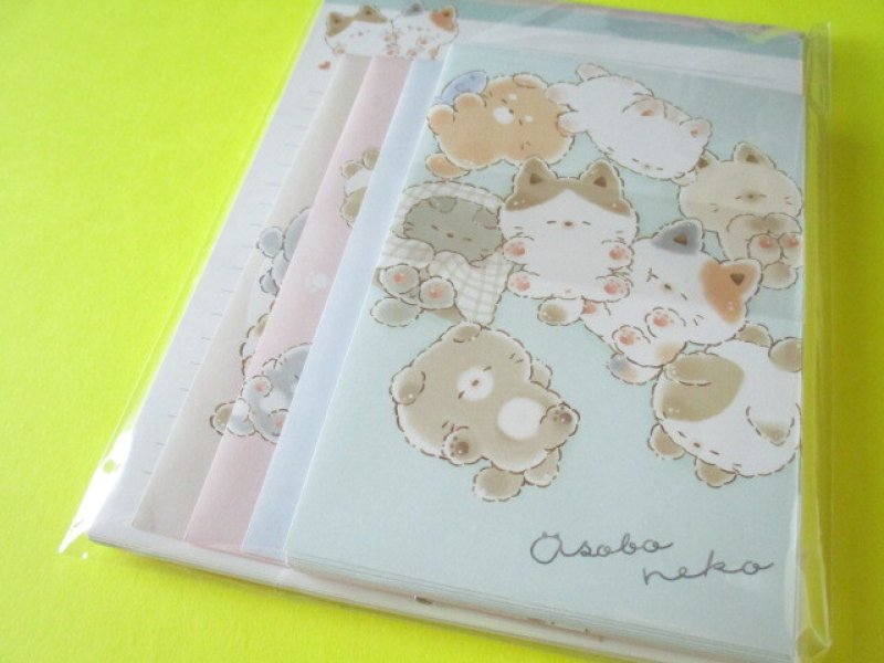 Photo1: Kawaii Cute My Select Letter Set Crux *あそうぼうねこ (128160) (1)