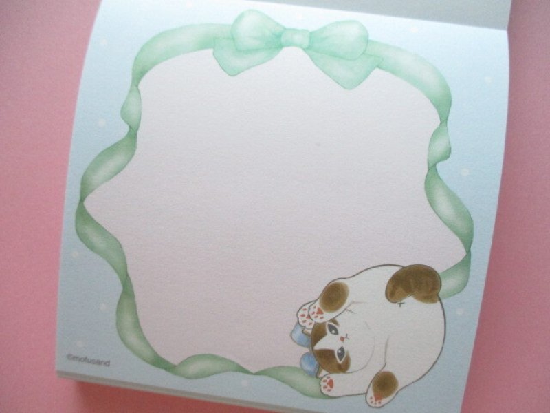 Photo2: Kawaii Cute Medium Square Memo Pad Mofusand sun-star *Paw (S2846381)