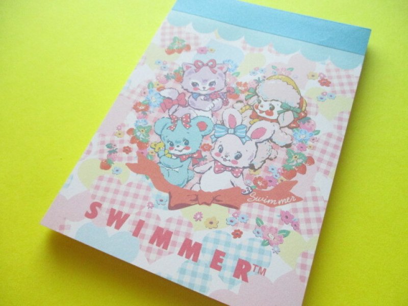 Photo1: Kawaii Cute Large Memo Pad *SWIMMER (SE-SW10266) (1)
