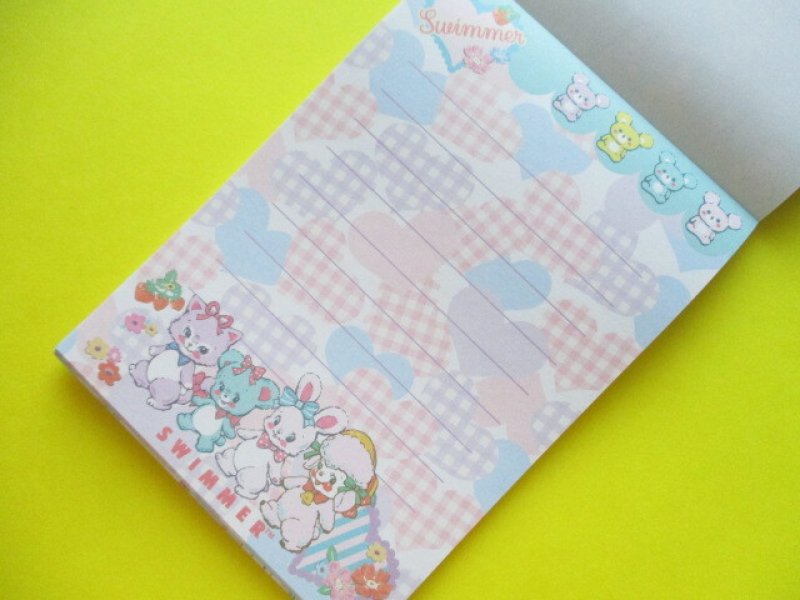 Photo2: Kawaii Cute Large Memo Pad *SWIMMER (SE-SW10266)
